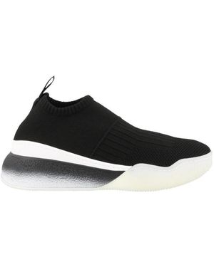 Stella McCartney Logo Sock Casual Sports Shoes - Black