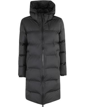 Rains Alta Long Puffer Jacket - Grey