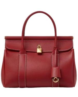 Loro Piana Loom Bag L25 Handbag - Red