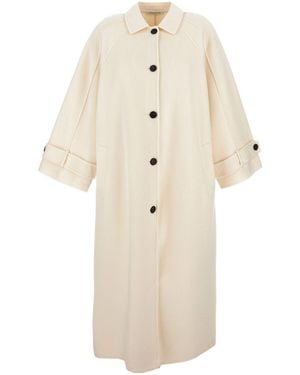 Stefano Mortari Long-Sleeved Coat - Natural