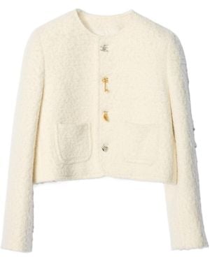 Celine Wool And Cashmere Jacket - Natural