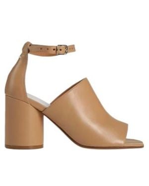 Maison Margiela Minimalist Solid Color Sandals - Natural