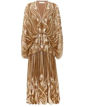 Zimmermann Momentum Burnout Bubble Gown - Natural