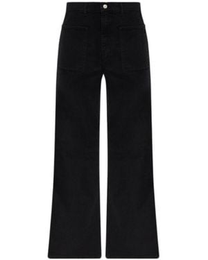 Courreges Patch Pocket Jeans - Black