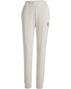 ARMANI EXCHANGE Elastic Waist Casual Trousers - Grey