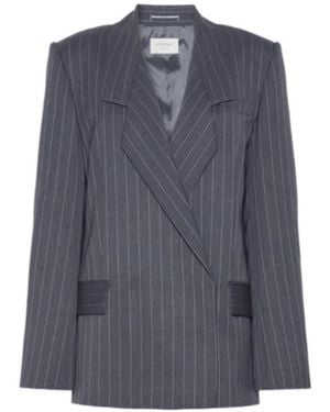 Sportmax Long-Sleeve Slim-Fit Blazer - Blue