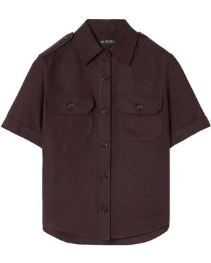 Loro Piana Annalisa Shirt - Purple