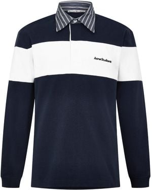 Acne Studios Simple Polo Shirt - Blue