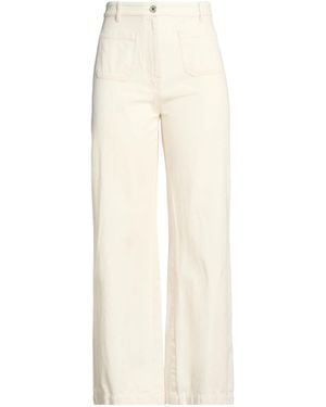 Weekend by Maxmara Denim Pants - White