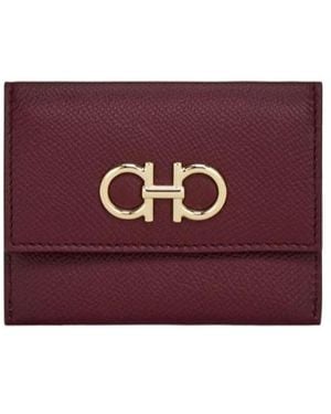 Ferragamo Ferragamo Gancini Card Case - Purple