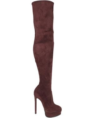 Casadei 150Mm Flora Boots - Brown