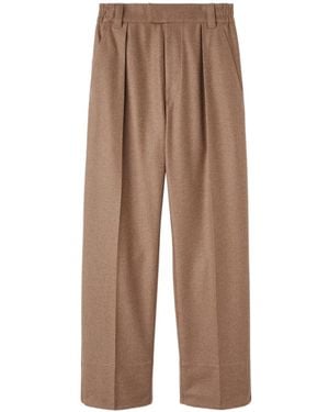 Loro Piana Reinga Straight-Leg Trousers - Brown