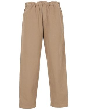 Barena Cordier Elastic-Waist Joggers - Natural