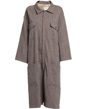 Maison Margiela Solid-Color Casual Jumpsuit - Gray