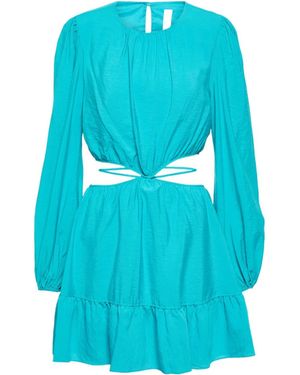 Jonathan Simkhai Issy Cutout Minidress - Blue