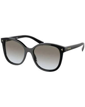 Prada Eyewear Round Frame Sunglasses - White