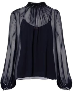 Max Mara Long-Sleeved Top - Blue