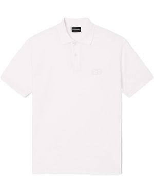 Emporio Armani Shortsleeve Polo Shirt - White
