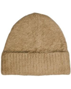 Acne Studios Ribbed Beanie - Natural