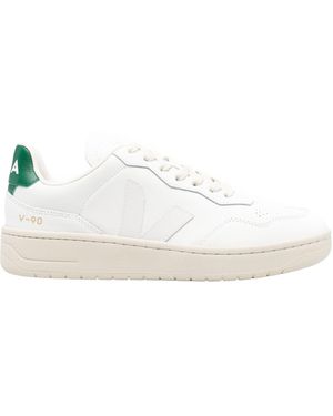 Veja V-90 Low-Top Trainers - White