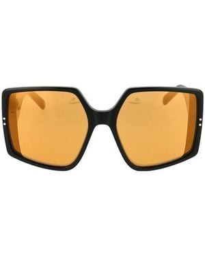 Courreges Oversized Square Sunglasses - Metallic