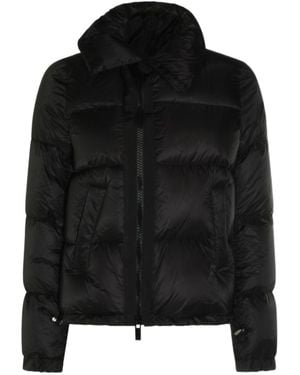 Sacai Long-Sleeved Stand-Up Collar Down Jacket - Black