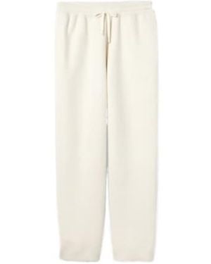 Gucci Wool Cashmere Piquet Knit Leisure Pant - White