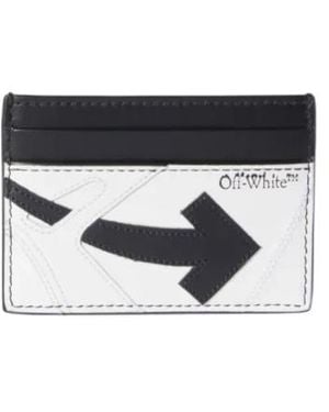 Off-White c/o Virgil Abloh Panelled Logo Detailed Wallet - White