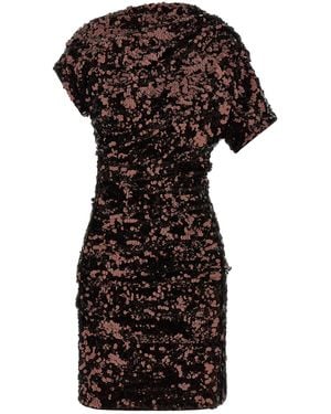 chinese dress ladies GANNI Women's Velvet Sequins Long Dress