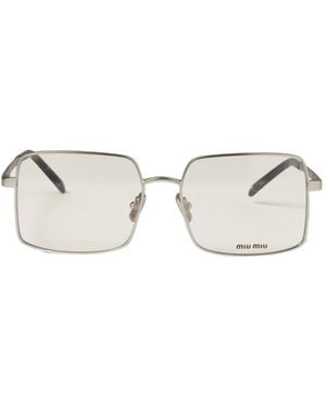 Miu Miu Runway Sunglasses - White