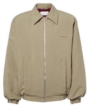 Magda Butrym Cotton Twill Blouson Jacket - Natural