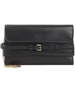 Moschino Flap Clutch - Black