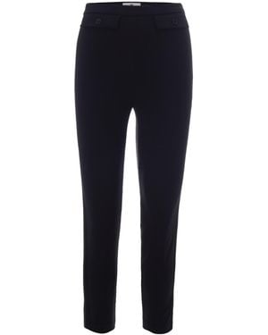 Elisabetta Franchi Satin Trousers - Blue