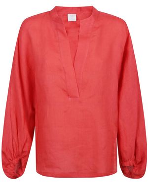 Eleventy Long Sleeve Shirt - Red