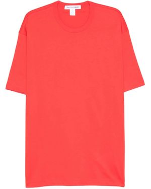 Comme des Garçons Round-Neck Short-Sleeves T-Shirt - Red