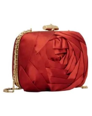 Roger Vivier Rose Vivier Clutch - Red