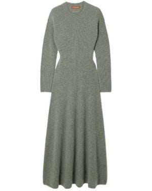Altuzarra Ribbed Cashmere Maxi Dress - Green