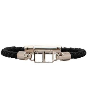Tod's Logo-Plaque Bracelet - White
