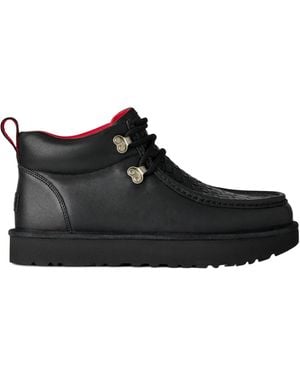 UGG Woven Lace-Up Trainers - Black