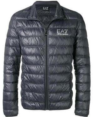 EA7 Padded Zipped Jacket - Blue