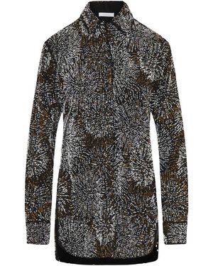 Rabanne Rabanne Sequin Embellished Shirt - Black