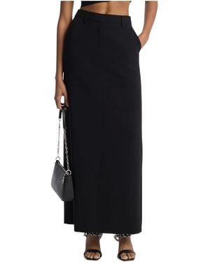 MICHAEL Michael Kors Tailored High-Waisted Skirt - Black