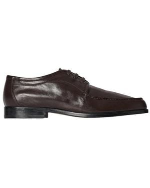 The Row Nino Derby Shoe - Brown