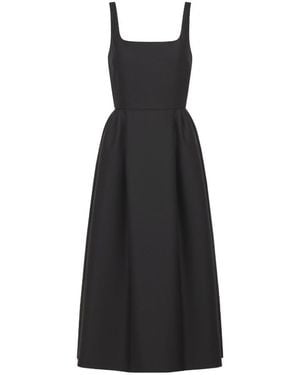 Dior Belted Mid-Length Dress - Black