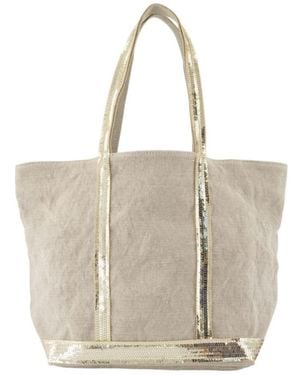 Vanessa Bruno Double Handle Tote Bag - Natural
