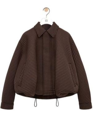 Loewe Drawstring Jacket - Brown