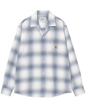 Carhartt Wip Tyers Check Long-Sleeve Shirt - Blue