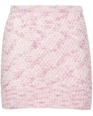 Christopher Esber Crochet Mini Skirt - Pink