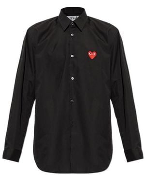 COMME DES GARÇONS PLAY Long-Sleeved Shirt - Black