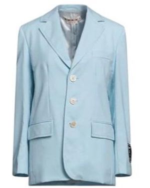 Marni Single- Suit Jacket - Blue
